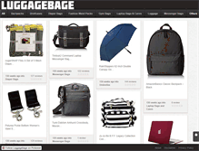 Tablet Screenshot of luggagebage.com